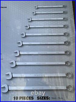 Matco Tools EXTRA LONG METRIC COMBINATION WRENCH SET OF 10