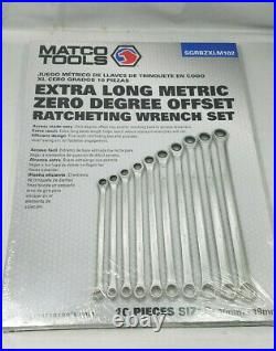 Matco Tools Extra Long Metric Zero Degree Offset Ratcheting Wrench Sgrbzxlm102