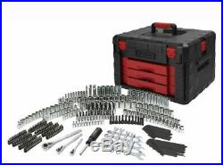 Mechanic Tool Set 320-Piece Mechanics Tools Wrenches Extension Bars Hex Keys Kit