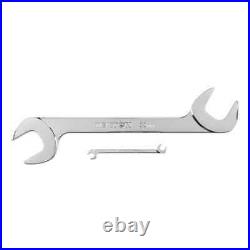 Metric 6 to 32 mm Angle Head Open End Wrench 22 Piece Set Chrome Moly Steel