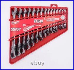 Milwaukee 15-Pc. Flex Head Ratcheting SAE Combination Wrench Set 48-22-9413