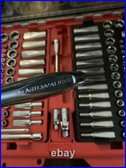 Milwaukee 3/8 in. And 1/4 in. Drive SAE/Metric Ratchet and Socket Mechanics Tool