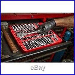 Milwaukee 47-Piece 1/2 in. Socket Wrench Set Fractional SAE & Metric Brand New