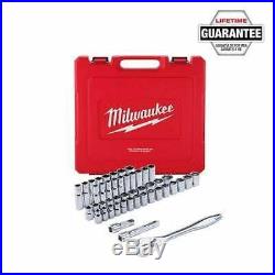 Milwaukee-48-22-9010 47 pc. 1/2 in. Socket Wrench Set (SAE & Metric)