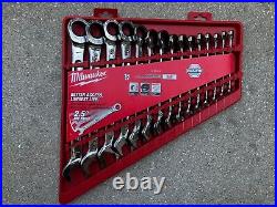 Milwaukee 48-22-9416 15pc Ratcheting Combination Wrench Set SAE