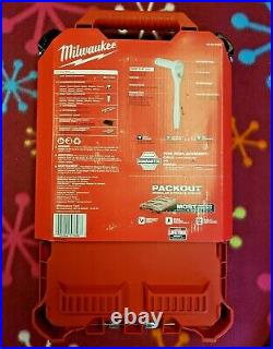 Milwaukee 48-22-9482 32-Pc 3/8 Metric Ratchet/Socket Set with PACKOUT Case New