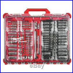 Milwaukee 48-22-9486 106-Pc. SAE & Metric 1/4in & 3/8in Ratchet & Socket Set New