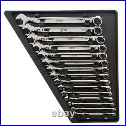 Milwaukee 48-22-9515 15-Piece Metric Open-End Combination Wrench Set