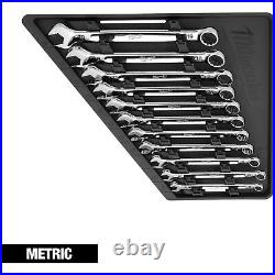 Milwaukee Combination Wrench Set 11-Pc, Metric, Model# 48-22-9511