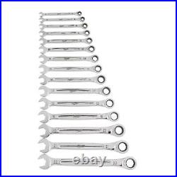 Milwaukee Mechanics Tool Set SAE Metric Combination Ratcheting Wrench (30-Piece)