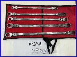 NEWEST Snap-on Tools USA Metric Flex Head High Performance Ratcheting Wrench Set