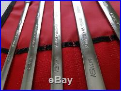 NEW 2019 5pc Snap-On USA Metric 10-19 Flex Head Double Box Ratcheting Wrench Set