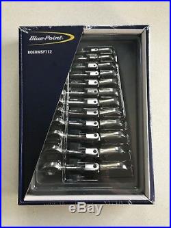NEW Blue-Point 12-pc Flex-Head Ratcheting Box/Open End Wrench Set BOERMSF712