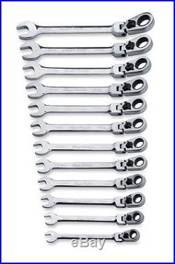 NEW Blue-point BOERMF712A 12 Piece Metric Ratchet Flex Wrench Set 8mm to 19mm