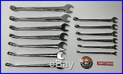 NEW CRAFTSMAN 13 pc Metric Cross Force Full Polish Large Combination Wrench Set