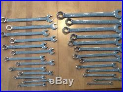 NEW CRAFTSMAN PROFESSiONAL FULLY POLiSHED SAE METRiC COMBiNATiON WRENCH SETS USA