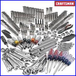 NEW Craftsman 215 Piece ALL METRIC Mechanics Tool Set Sockets Nut Wrench Ratchet