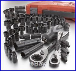 NEW Craftsman 85 pc Piece Universal Max Axess Ratchet Socket Tool Set SAE Metric