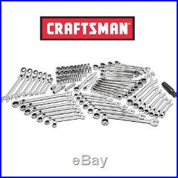 NEW Craftsman 93pc Flex Ratcheting Wrench Mechanic Tool Set Sockets SAE Metric