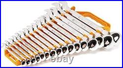 NEW GEAWRENCH 16 Pc. Reversible Ratcheting Combination Wrench Set Metric 9602