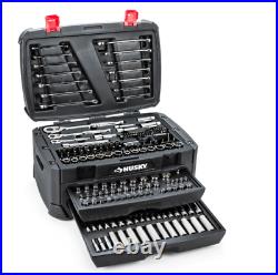 NEW Husky 270-Piece Tool Set with Case SAE Metric Sockets Wrenches Ratchets