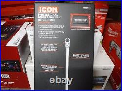 NEW Icon Long Double Box Flex Ratcheting Wrench Set, 5-Piece, WRDBFM-5, 56694