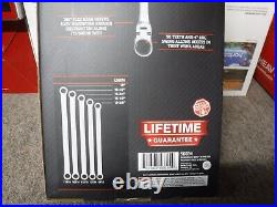 NEW Icon Long Double Box Flex Ratcheting Wrench Set, 5-Piece, WRDBFM-5, 56694