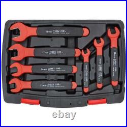 NEW! Insulated Open End Spanner Wrench Set 7pc VDE Approved 1500V DC 1000V AC