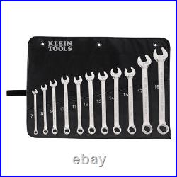 NEW Klein Tools 68502 Metric Combination Wrench Set. 11-Piece ALLOY STEEL
