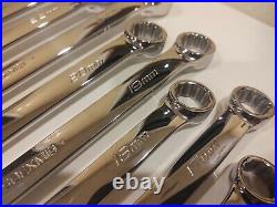 NEW! NEVER USED! Snap-On Flank Drive Plus 7-24mm, 18pcs Combination Wrench Set
