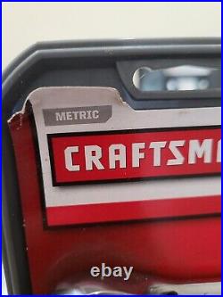 NEW NOS SEARS CRAFTSMAN 8 PiECE REVERSiBLE RATCHETiNG WRENCH SET METRiC MM 42405