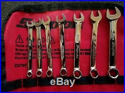 NEW SEALED Snap-on OXIM707SBK 4 9 mm 7pc 6-pt MIDGET Combination Wrench Set
