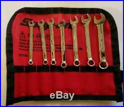 NEW SEALED Snap-on OXIM707SBK 4 9 mm 7pc 6-pt MIDGET Combination Wrench Set