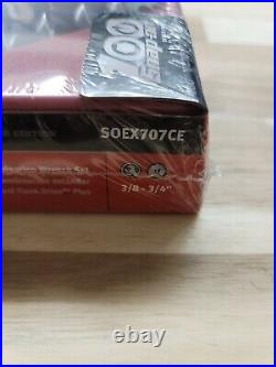 NEW Snap On 100th Anniversary SAE SOEX707CE 7 pc Flank Drive Plus Wrench Set