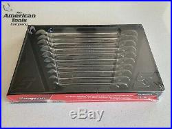 NEW Snap On 10pc Flank Drive Plus Ratcheting Combination Wrench Set SOXRRM710