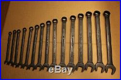 NEW Snap On 15 pc 12-Point Metric Flank Drive Combination Wrench Set 1024 m