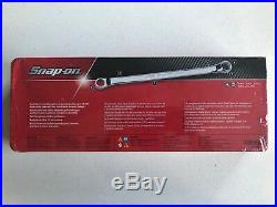 NEW Snap On 5pc 12-Point Metric Flank Drive 10° Offset Box Wrench Set XBM605A