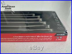 NEW Snap On 6pc Flank Drive High Performance 0° Offset Box Wrench Set XDHFM606