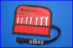 NEW Snap-On 7 Pc 6-Point Midget Metric Combo Wrench Set OXIM707SBK SHIPS FREE