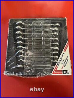 NEW Snap-On OEXSM710 10pc 12-Pt Metric Short Combination Wrench Set (10-19 mm)