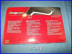 NEW Snap-on 10 thru 19 mm 12-point box S-Shaped Obstruction Wrench Set SBXM605