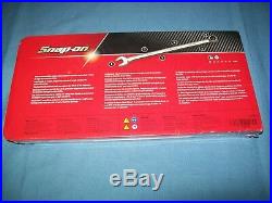 NEW Snap-on 10 to 17 mm 12-point box EXTRA Long Wrench SET OEXLM707B Sealed