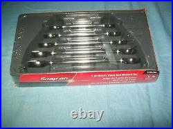 NEW Snap-on 5-pc Metric open ended wrench SET 10 19 mm VOM705 Sealed