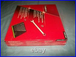 NEW Snap-on 7 thru 19 mm 12-point FLANK Drive PLUS Wrench Set SOEXM01FMBGX