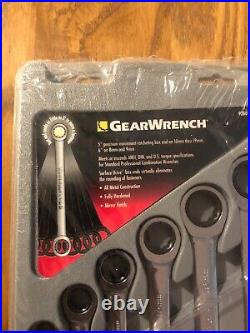 NOS GEARWRENCH 9260 Ratcheting Wrench Set Metric Double Box-End Set, Taiwan