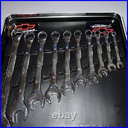 Nascar Racing Collectible Tin 10pc. Metric Combination Wrench Set in Tool Port