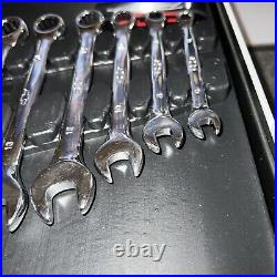 Nascar Racing Collectible Tin 10pc. Metric Combination Wrench Set in Tool Port