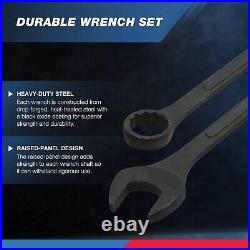 Neiko 03125A Heavy Duty Wrench Set, 6 Piece SAE, 12-Pt Combination Box Ends