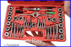 Neilsen 40 piece Tap & Die Wrench Set M3 M12 Metric Garage Workshop Tool