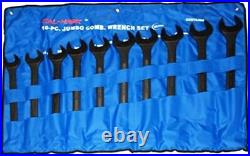 New 10pc Jumbo Metric Combo Wrench Set 34mm 50mm Combination BLACK OXIDE